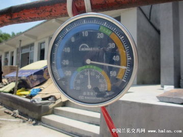 高溫 看我臺(tái)州精品蘭房大型水墻的降溫效果